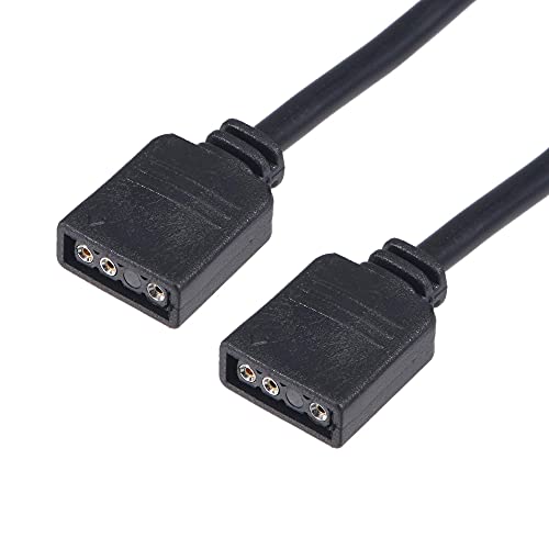 Cable divisor ARGB uxcell con conectores 3P seguros para proyectos de modding y cajas de PC 3
