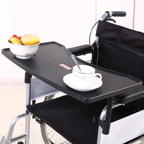 Bandeja de Regazo para Silla de Ruedas con Portavasos, Bandeja de Regazo para Silla de Ruedas de Plástico ABS Desmontable, Accesorios para Sillas De Ruedas para Leyendo Descansando