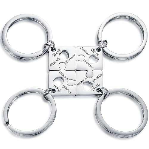 Yonhon 4 BFF Best Friend Keychain Puzzle