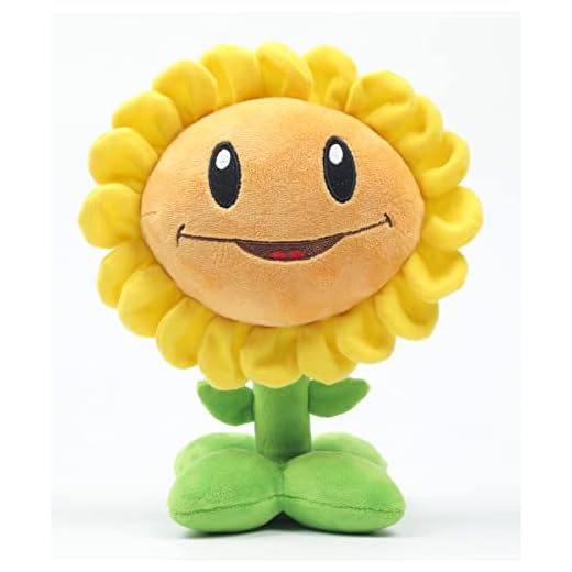 SAKAMI Pflanzen gegen Zombies - Sonnenblume Plüsch Figur/Toy - 23cm - original & lizensiert