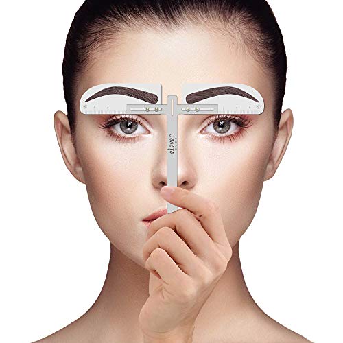 ELEVEN EVER Eyebrow Stencil Ruler kit- European Style eyebrow template Permanent Makeup Tools