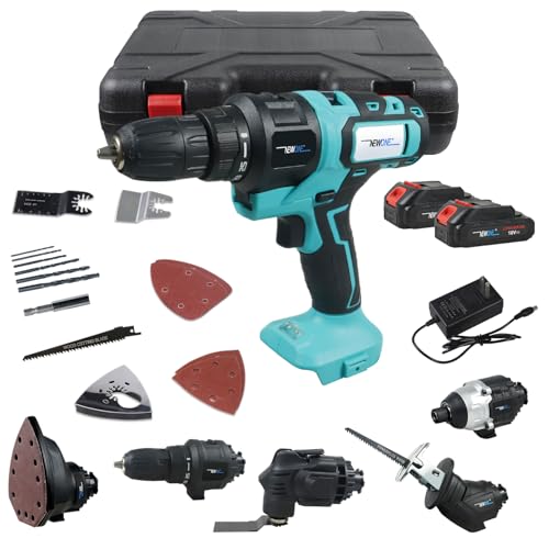 NEWONE 5-Tool Cordless Combo Kit with Battery