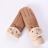 Amplia gama de usos: los guantes de invierno se pueden aplicar en diferentes ocasiones en invierno, uso diario y actividades al aire libre, como conducir, andar en bicicleta, esquiar, escalar, pescar, correr y más.