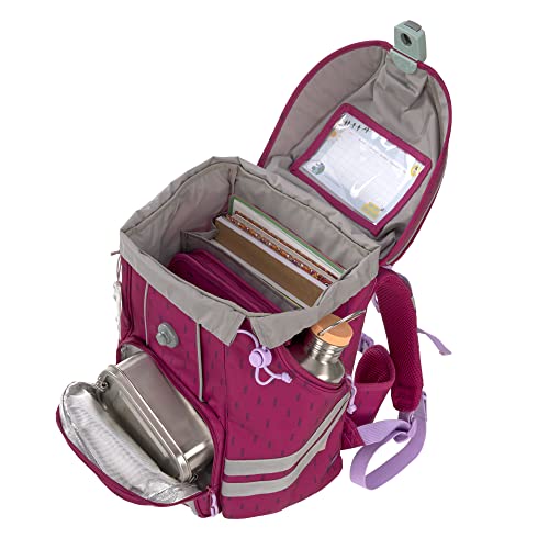 LÄSsig Set Di 7 Zaini Scuola Per Bambini/School Set Flexy Unique, Speckles Berry - 4