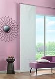 BB-Toy-Trades Schiebevorhang Vorhang 60 x 245 cm Metalloptik Optik Lurex mit Muster...