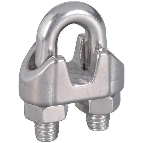 Stanley National S850-842 Wire Cable Clamps, 5/16", Stainless Steel