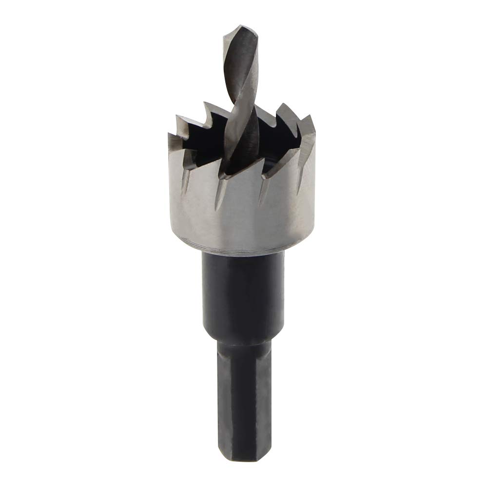 Auniwaig 20.5mm HSS Hole Saw Bit, Drill Bit for Metal, 2.75" Length Stainless Steel Drill for Cutting Holes on Wood, Plastic Sheet, Metal, Iron, Aluminum Plate