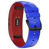 Silicone di qualità: il cinturino in silicone è realizzato in silicone flessibile, comodo da indossare ogni giorno. Slot nella fascia per regolare la lunghezza, è possibile scegliere uno slot preferito da utilizzare e regolarlo per adattarsi al polso. I custodi del cinturino in silicone aiuteranno anche il tuo cinturino a rimanere in posizione.