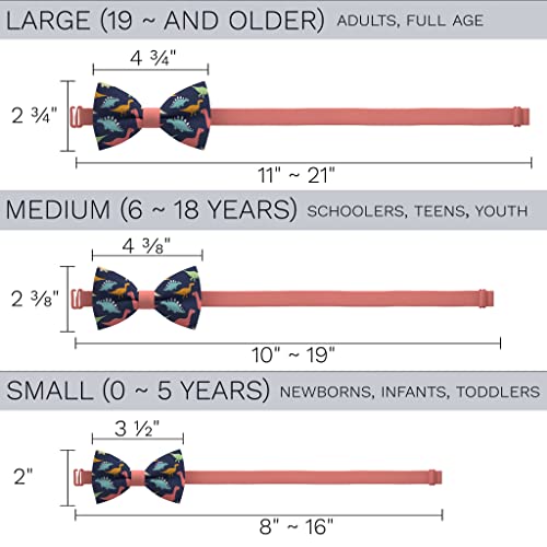 Image of Bow Tie House Mens Bowties Pre-tied Shape Clip on Bowtie Solid Men Formal Wear for kids, baby boys, toddler any age bow ties
