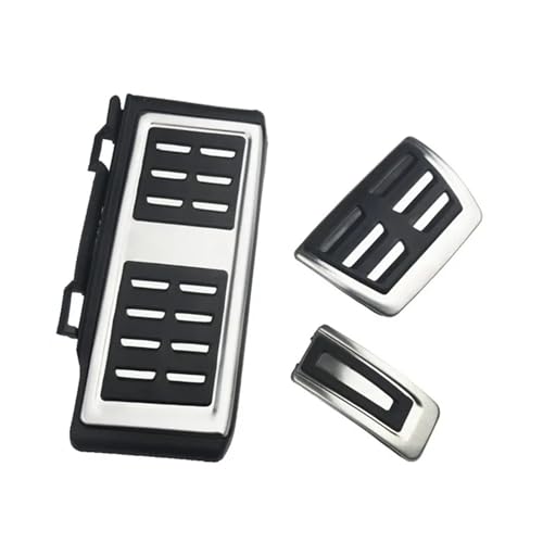 Car Pedal Cover Fit For Golf 7 8 GTi MK7 Fit For Lamando Fit For Polo Fit For Passat B8 Fit For Skoda Fit Fit Octavia(AT With Rest Pedal)