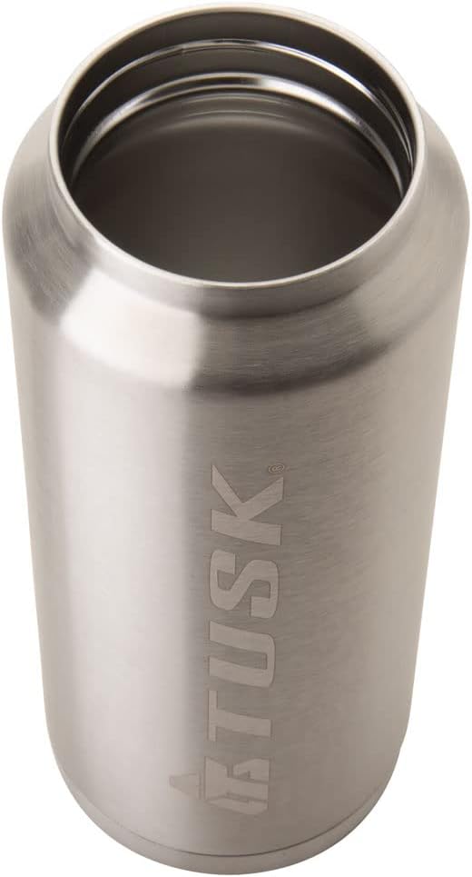 Tusk Stainless Steel Insulated Bottle Silver 36 oz. | Vacuum Insulated Double Wall Stainless Steel | Leak-Proof Water Bottle - Image 2