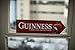 Guinness Toucan James Gate Road Sign, Red - Aluminum Metal Wall Decor