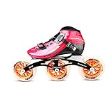 ★ Skate länger: Die Inline-Skates sind so eng; Es ist nur sehr wenig Einlauf erforderlich. Wir fertigen unsere Skates mit einer starken Kohlefaserschale und einem weich gepolsterten Innenraum. Sie nutzen Inline-Eisschnelllauf und halten Ihren Fuß sicher und bequem.