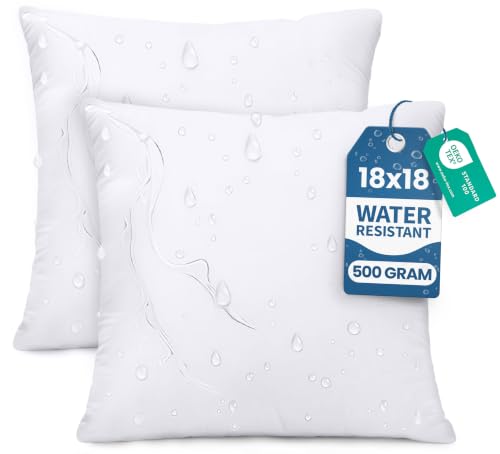 Utopia Bedding 18x18 Water Resistant Pillows