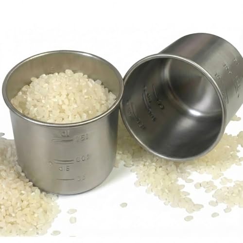 iimon mart Japanese Rice Measuring Cup 180ml (1 Gou) Made