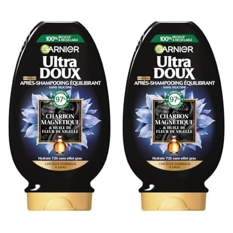 Garnier Ultra Doux Après-Shampooing Charbon Cover