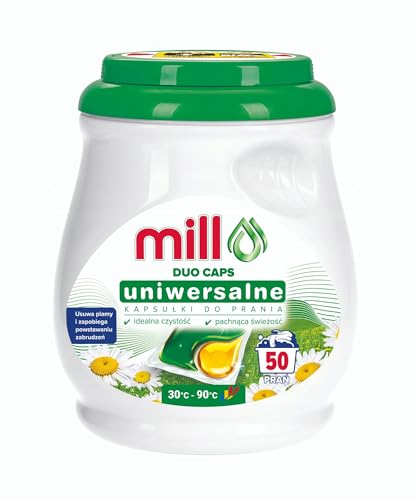 MILL 50 cápsulas universales profesionales para lavar