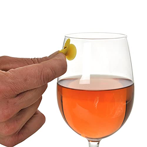 Charles Viancin - Floral Drink Markers - Keep Track Of Your Drinks - Easy Application And Removal - Bpa-Free, Plastic Free, Food-Grade Silicone - Assorted Colors #TOP7