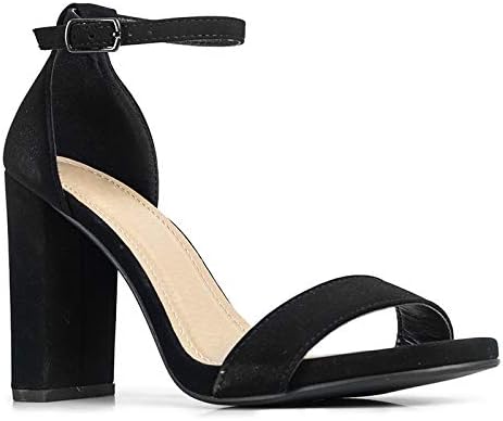 J. Adams Shirley Heels for Women - Ankle Strap High Heel Dressy Sandals