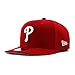 New Era Philadelphia Phillies Team Color 9FIFTY Adjustable Hat Red
