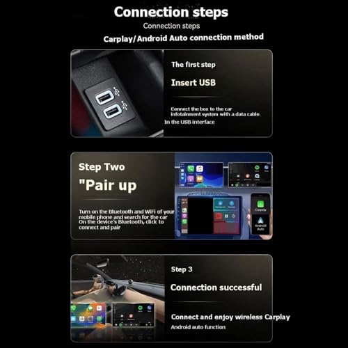 Monitor para coche soluciona navegación con CarPlay Android Auto inalámbrico y voz inteligente 7