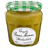 Bonne Maman Rhabarber Compote, Rhabarberkompott, 385g