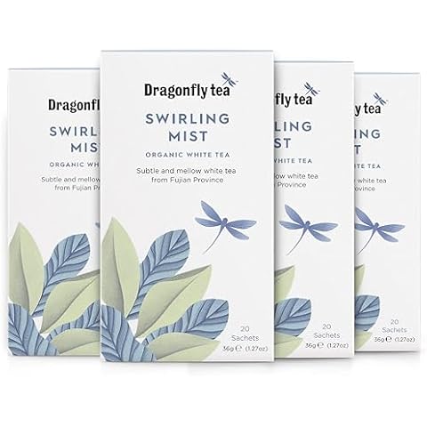 Dragonfly Swirling Mist Organic White Tea Cover