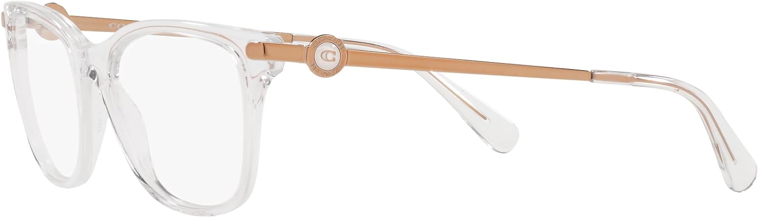 COACH womens Hc6176 Rectangular Prescription Eyewear Frames - Image 3