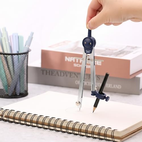 image for Mr. Pen- Metal Geometry Compass, Center-Wheel Design, Precision Drafti