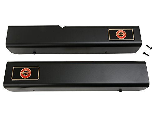 1988-1990 Corvette Sill Covers Black with Emblem