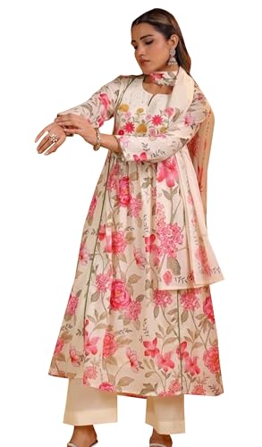 Ensemble Kurta et pantalon femme en coton léger pour vos soirées d'été