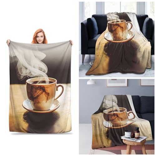 Couverture micro polaire café chaud pour des soirées canapé cocooning et douillettes - 6