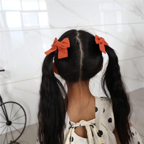 50% Off Cute Sailor Bow Hair Clips for Baby Girls - 6 Pcs
