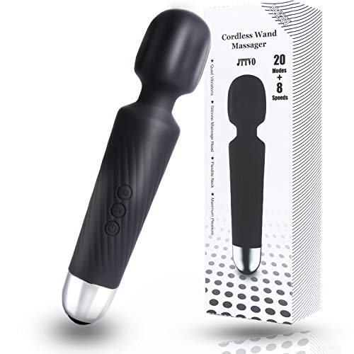 JTTVO Personal Wand Massager for Women - Premium with 8 Speeds 20 Patterns