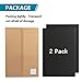 Corrugated Plastic Sheet for Indoor and Outdoor Use - 3/16 Inch Thick Poster Board, 24x36 Inches Pack of 2 Black Board Sheets Waterproof Coroplast Lightweight Blank Yard Signs