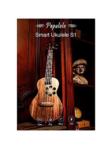 Popumusic Populele S1 Smart Ukulele Rosewood Edition #TOP2