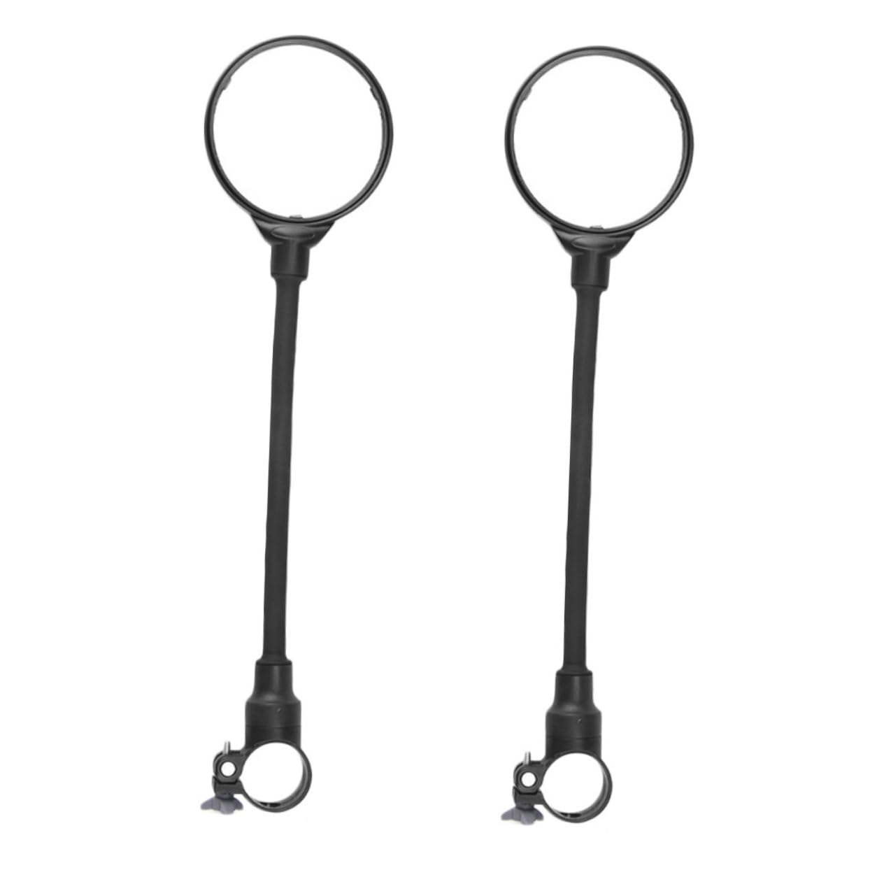 TOYANDONA 2pezzi Specchietto Retrovisore Per Bicicletta Specchietto Regolabile Visione Grandangolare Facile Installare Su Manubrio Per Bici Corsa e Mountain Bike