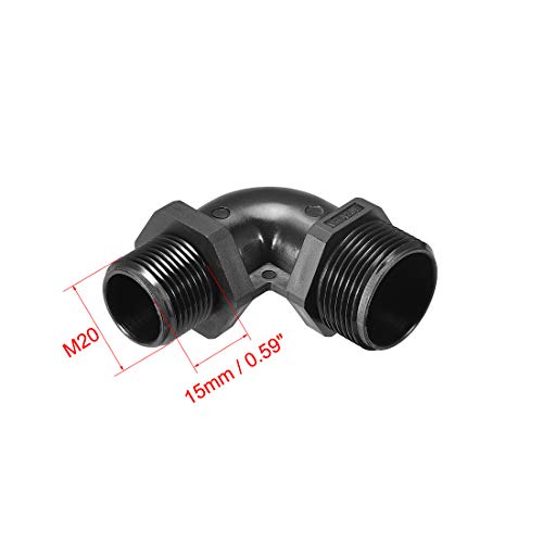 Prensaestopas M20 IP68 con junta de nailon ajustable y alivio de tensión anticaídas 5