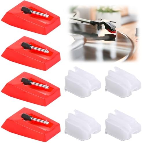 Aiguilles Diamant De Remplacement Pour Tourne-disque - Lot De 3, Aiguilles Rubis, Pour Platine Vinyle