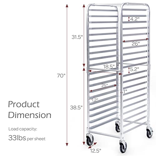 Commercial Bakery Cooling Rack Trolley