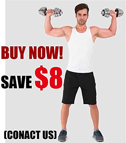 Deluxe 110 LBs Adjustable Dumbbells Barbell Weights Set with Bar, Home Gym Equipment Lifting Dumbbells Strength Training, for Indoor Body Workout Fitness Beginners Professionals Friendly