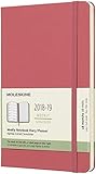 Moleskine Classic 18 Month 2018-2019 Weekly Planner, Hard Cover, Large (5