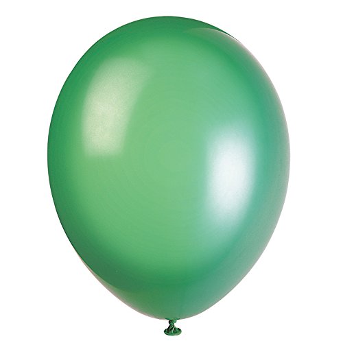 Unique Party - 56864 - Paquet de 50 Ballons - Latex - 30 cm - Vert Opaline