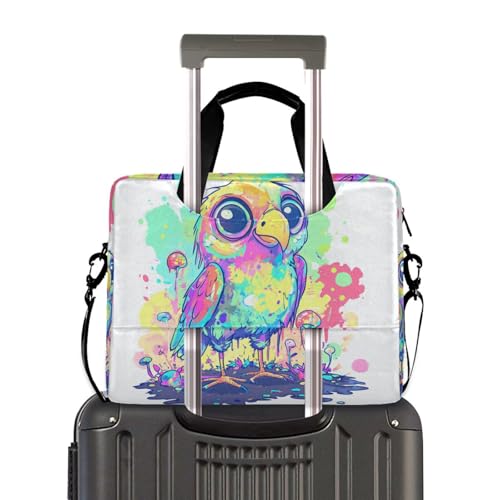 Bolso portatil para laptop 15.6" con diseño de loro miniatura 4