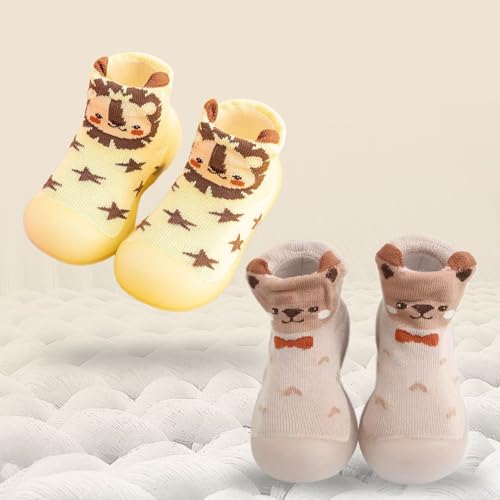Baby Shoe Socks 6to12 Months Toddler Baby Girls Boys Sock Shoe Elastic Indoor Slipper Infant First Cats Soft Sole Rubber Shoes White Toddler Shoes2