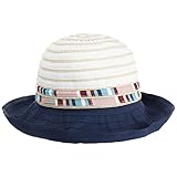 Seeberger Braided Bolero Stoffhut Damenhut Sommerhut Sonnenhut Gartenhut (One Size - dunkelblau)