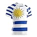Magnesis Camiseta de compresión de manga corta para hombre de la bandera de Uruguay