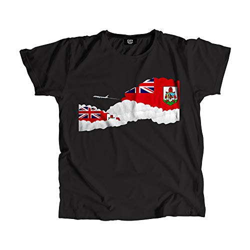 T-shirt Bermuda avion et nuages haut unisexe pour passionnés d'aviation