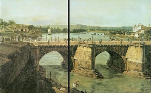 Tableau Toile Peinture Décorative Bernardo Bellotto pour Habiller un Grand Mur Vide