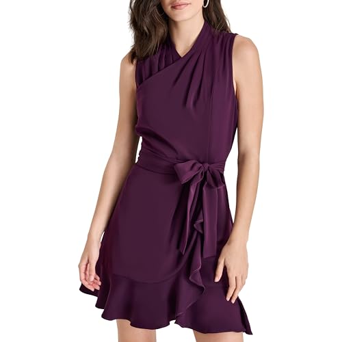 Robe femme DKNY fluide robe d'été chic sans manches à volants